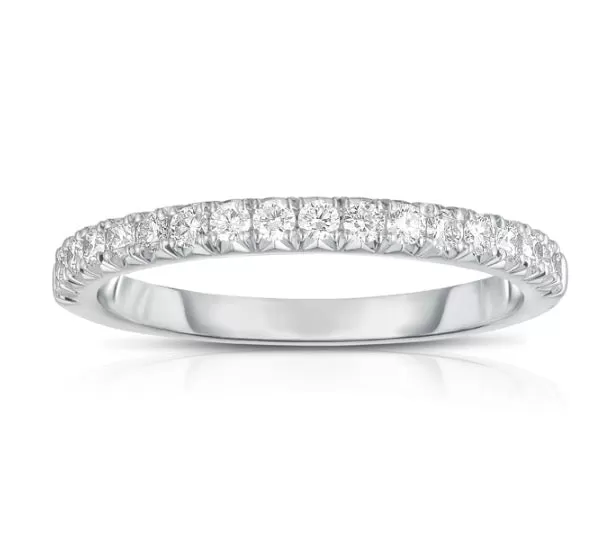 1/2 Way French Cut Diamond Band