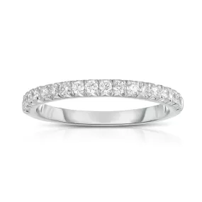 1/2 Way French Cut Diamond Band