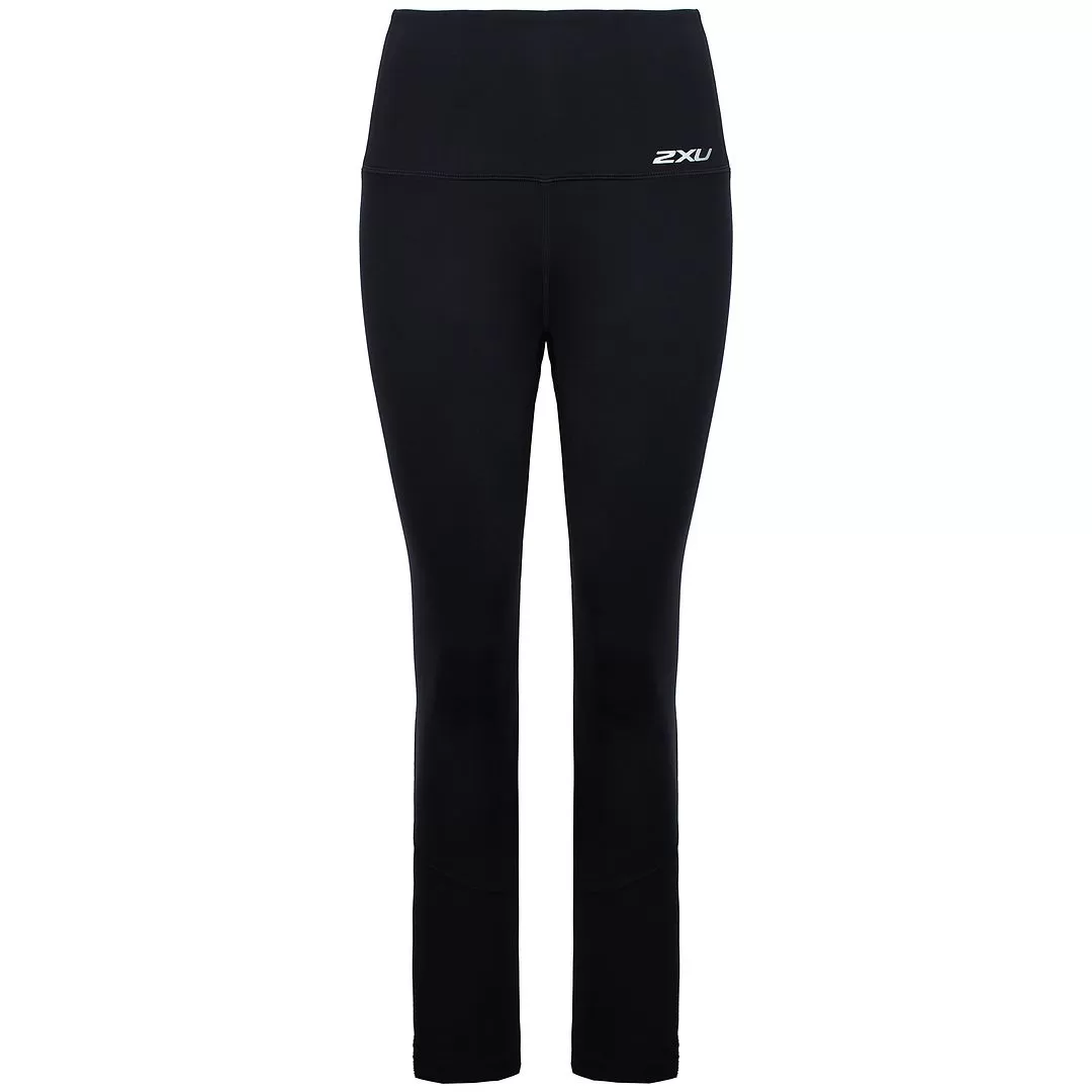 2XU Hi-Rise Compression Womens Black/Silver Tights