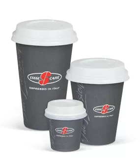 8oz Plastic Lids White Dome - Case Of 1000