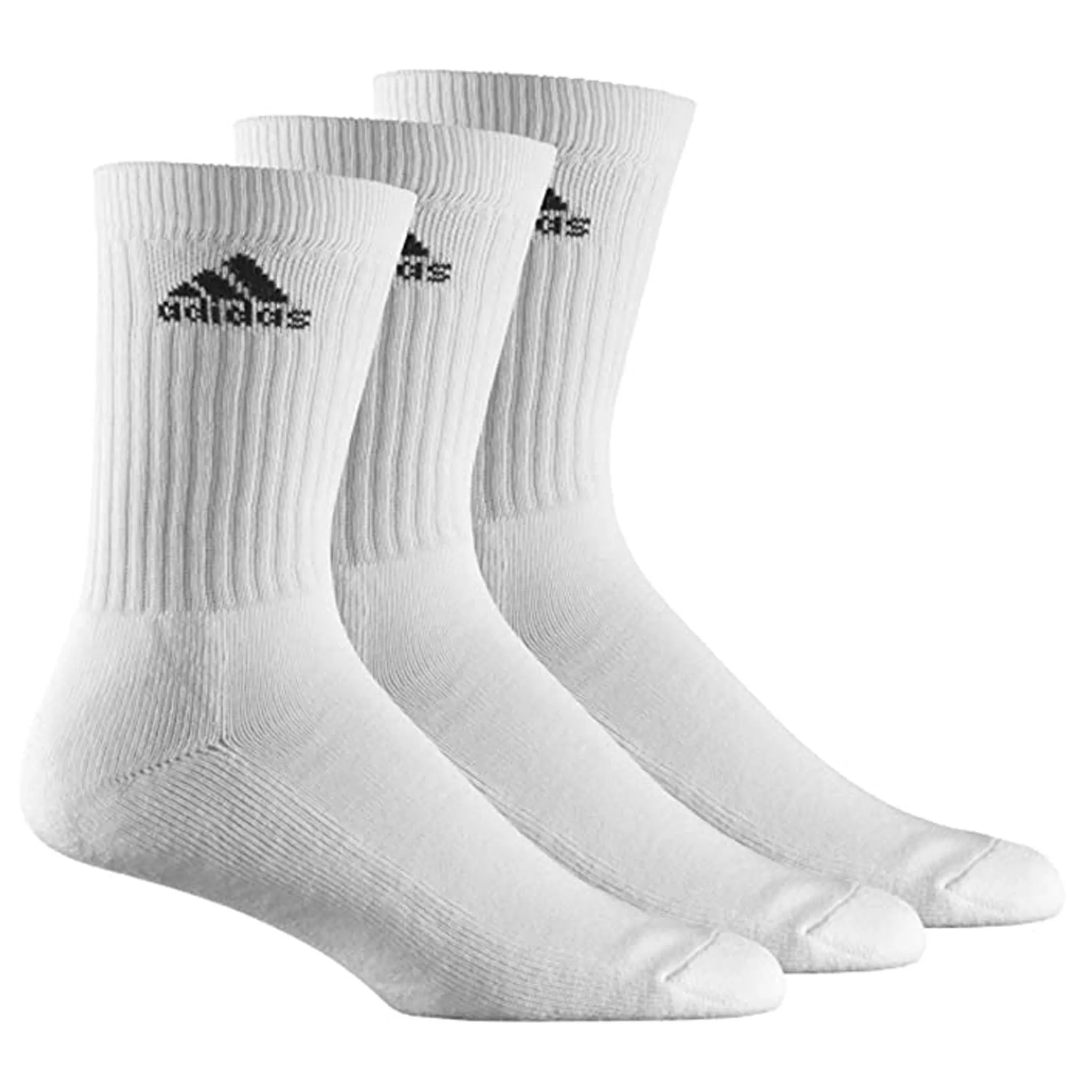 Adidas 3-Pack AdiCrew HC White Mens Socks