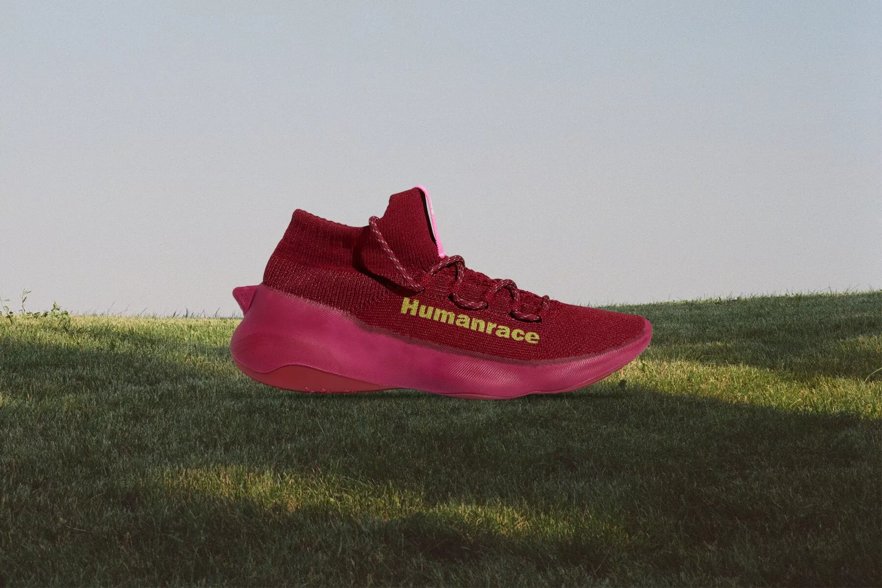 Adidas Originals x Pharrell Williams Human Race Sichona - Collegiate Burgundy/Screaming Pink