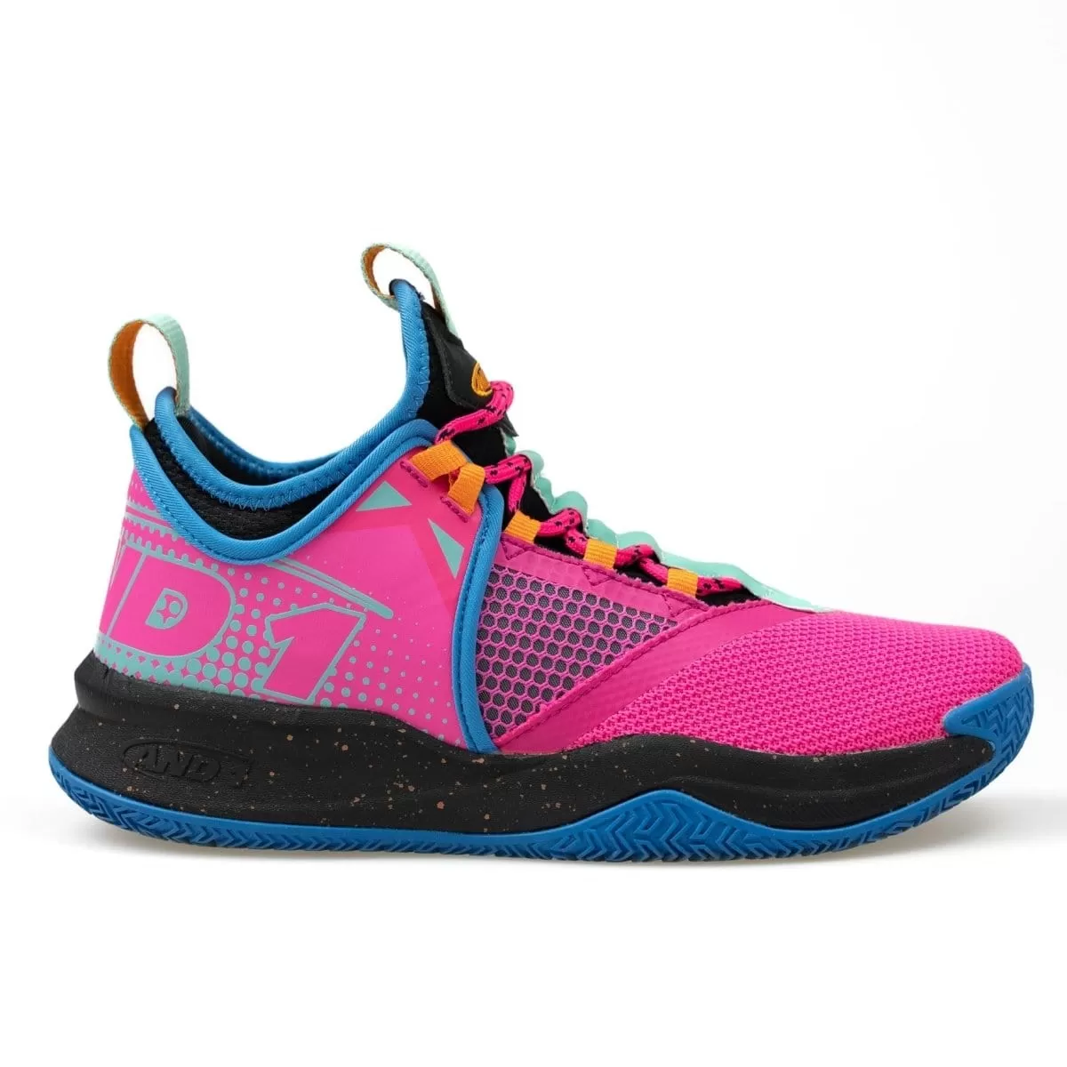 AND-1 JUNIOR CHARGE PINK BASKETBALL SHOES