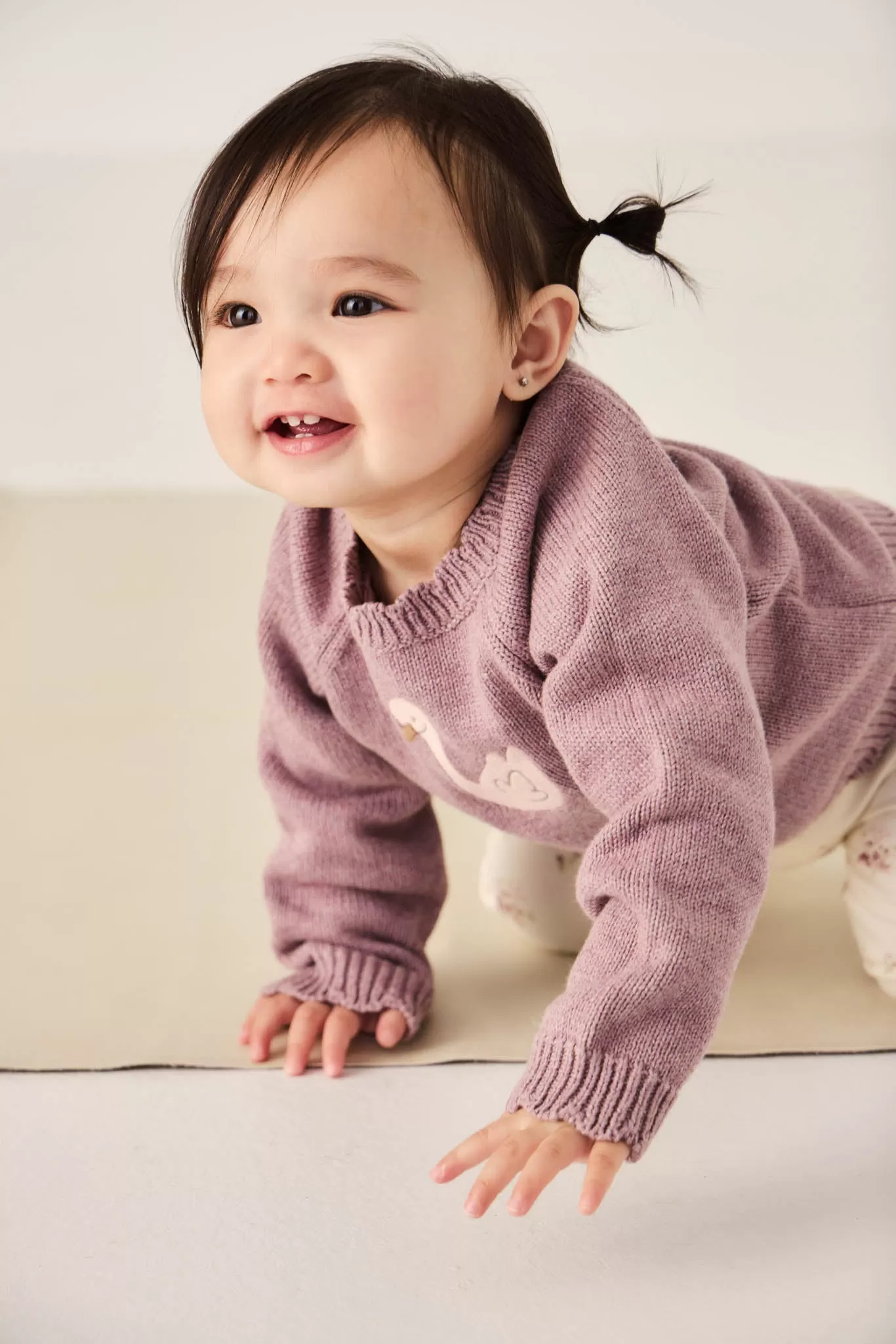 Audrey Knitted Jumper - Dreamy Pink Marle