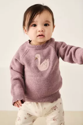 Audrey Knitted Jumper - Dreamy Pink Marle