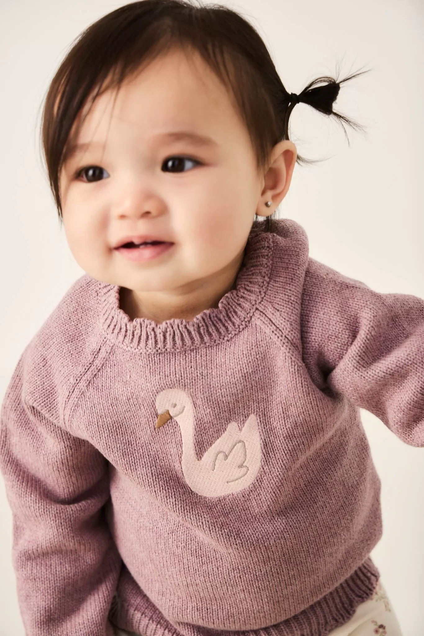 Audrey Knitted Jumper - Dreamy Pink Marle