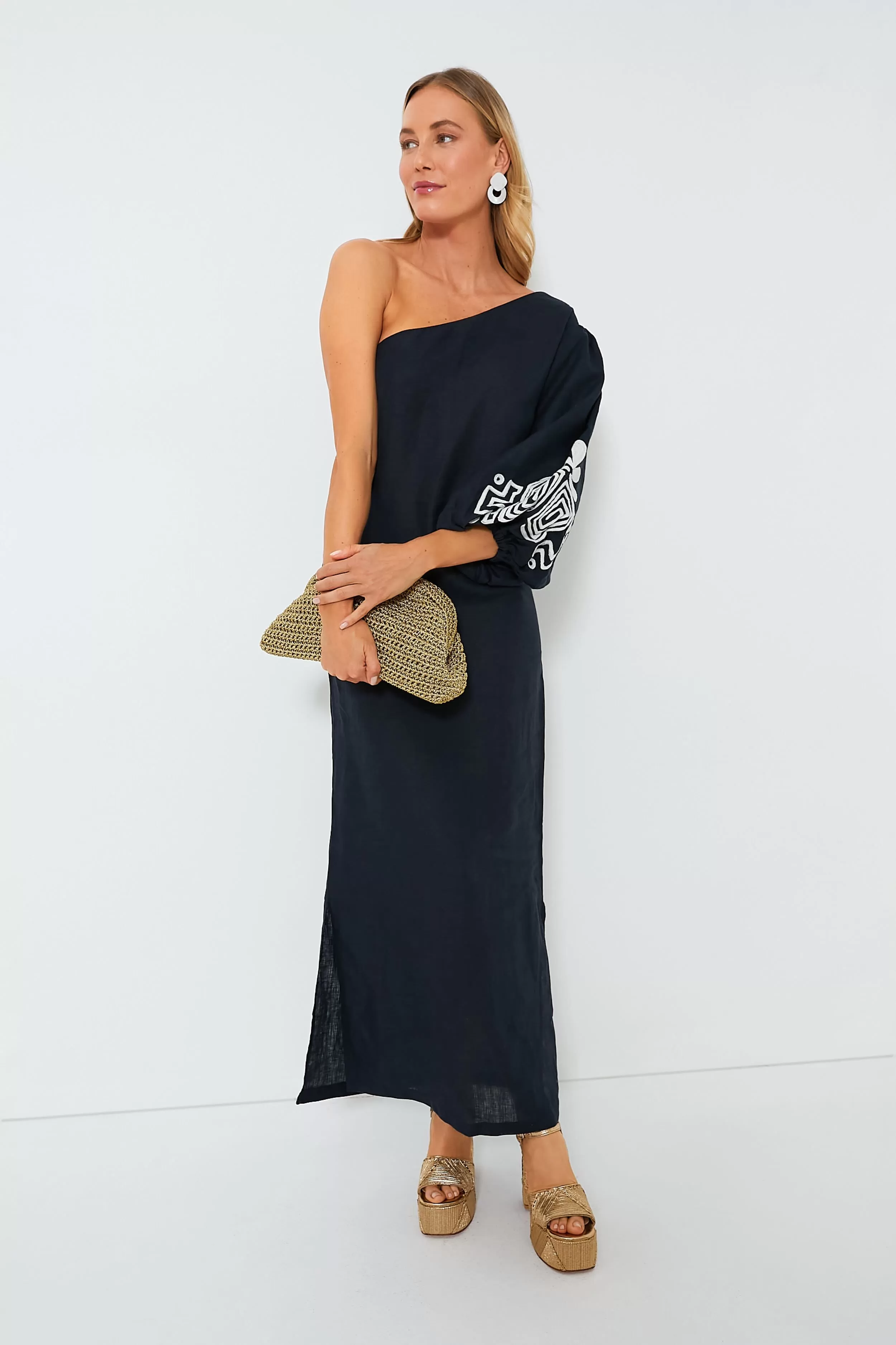 Blue Agatti Maxi Dress