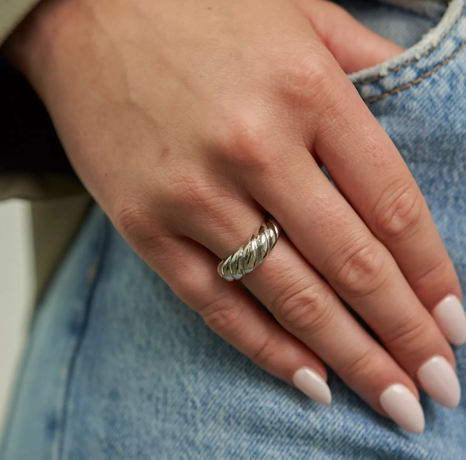 Braided Ring in Silver