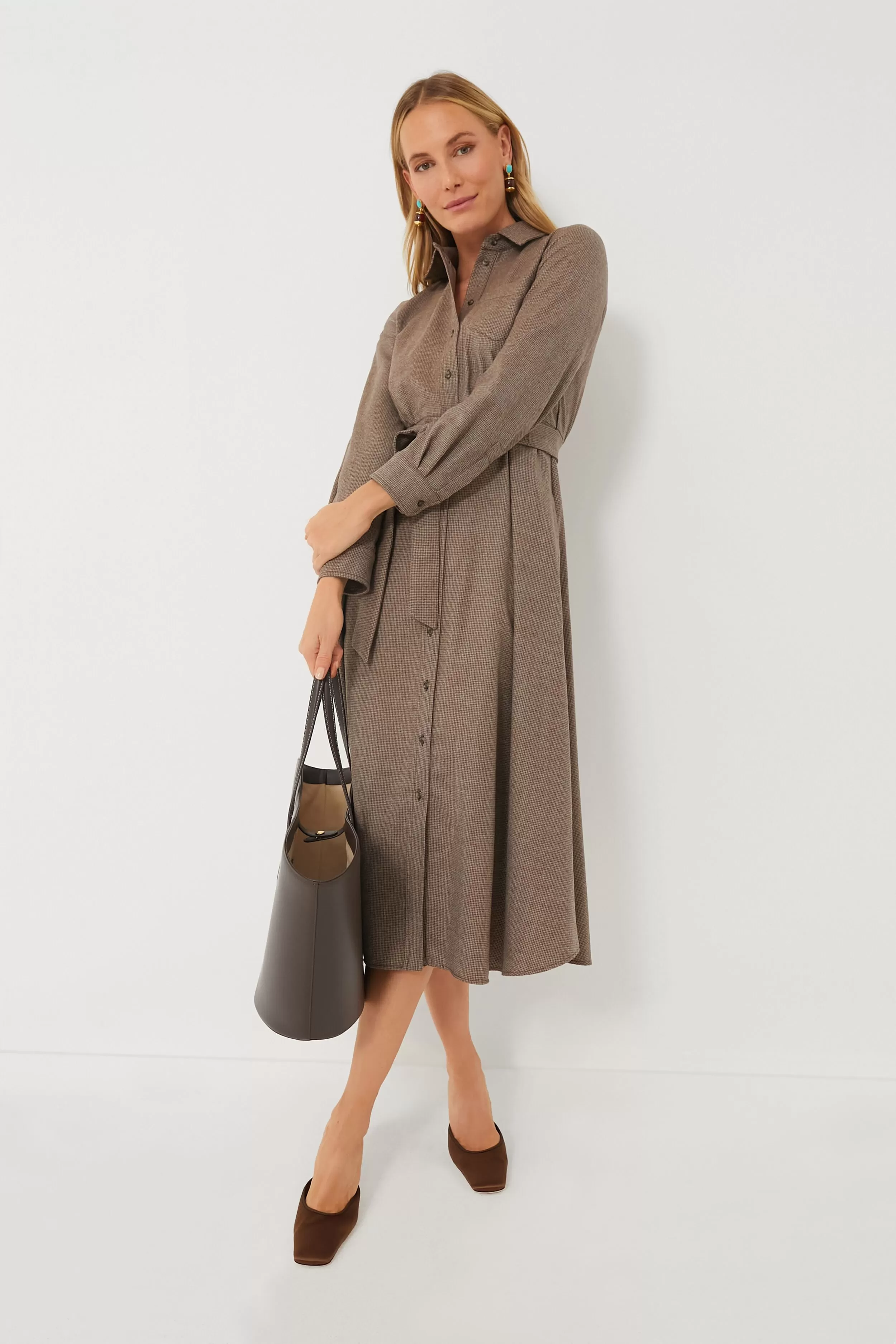 Camel Auronzo Dress