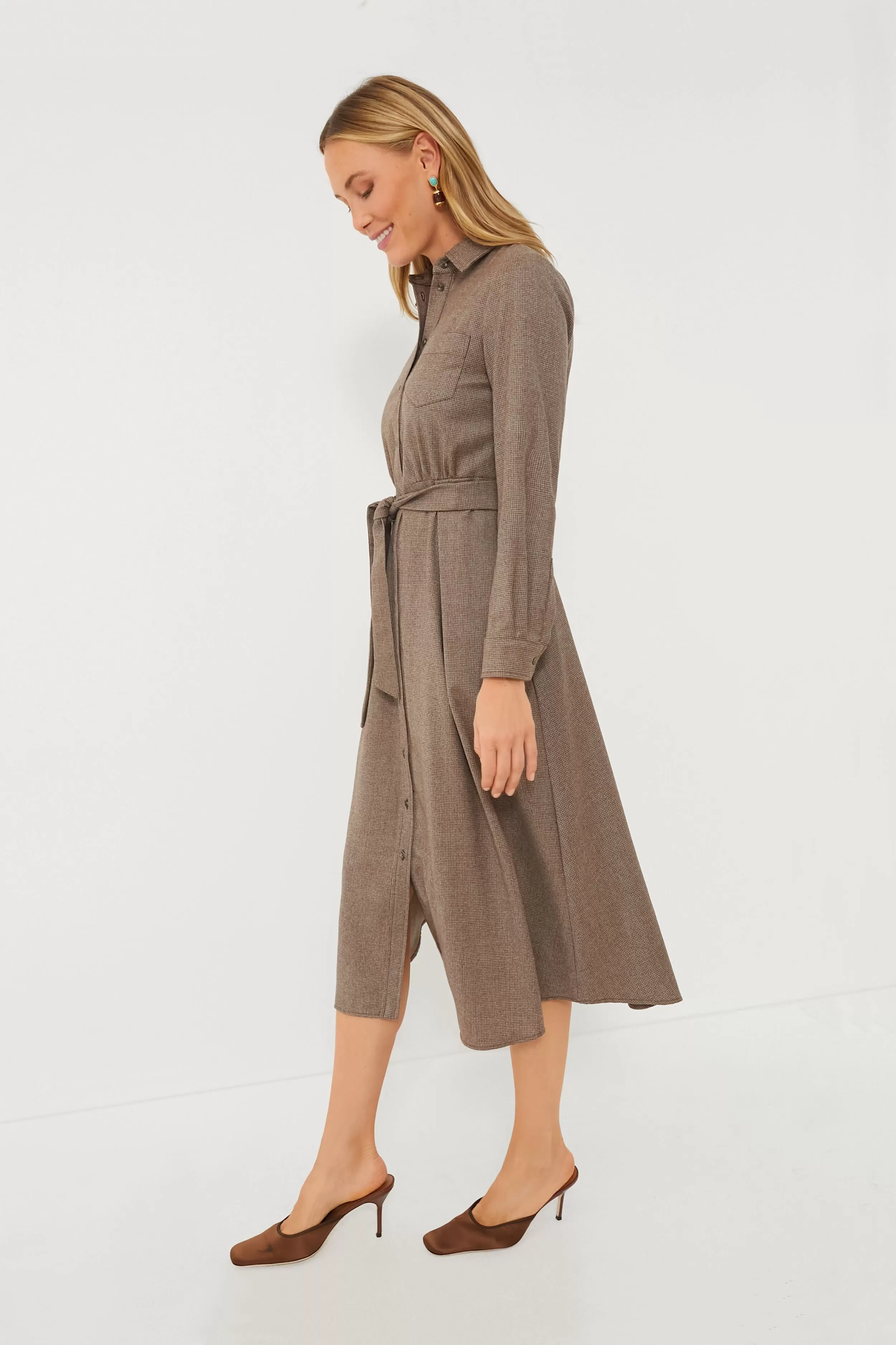 Camel Auronzo Dress