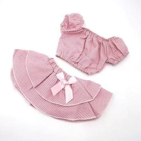 Clothes for doll Bow dress fit 18inch 43-45cm Baby Toy new born doll and American doll accessories