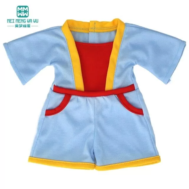 Clothes for doll Bow dress fit 18inch 43-45cm Baby Toy new born doll and American doll accessories