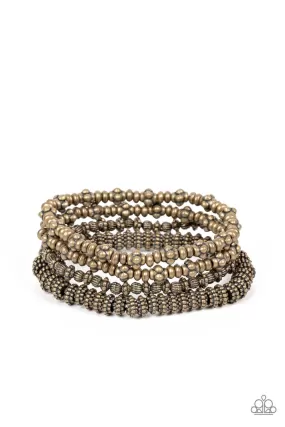 Country Charmer Brass Bracelet - Paparazzi Accessories