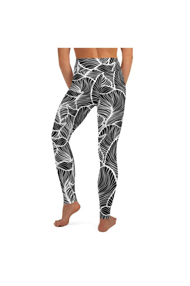 Damask Yoga Leggings