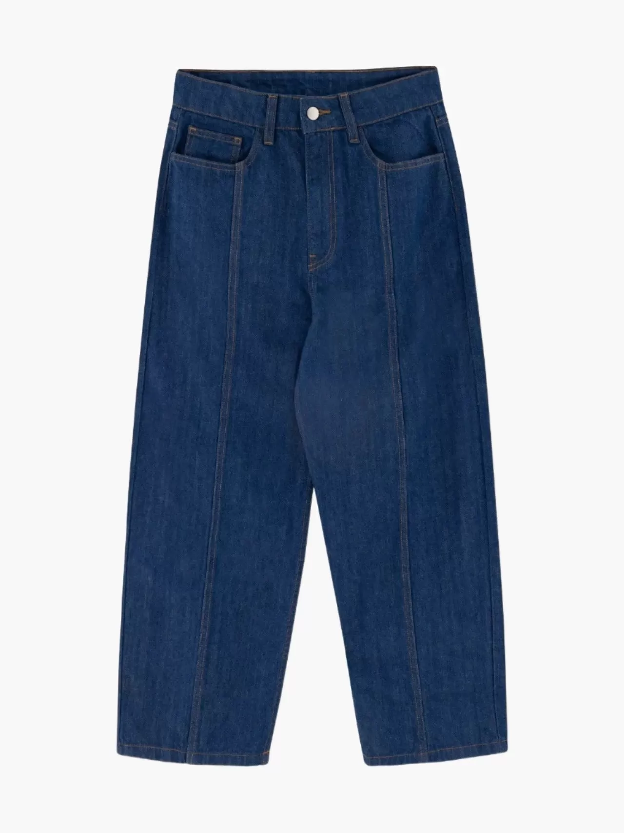 Deep Indigo Berta Denim Cutlines Trousers