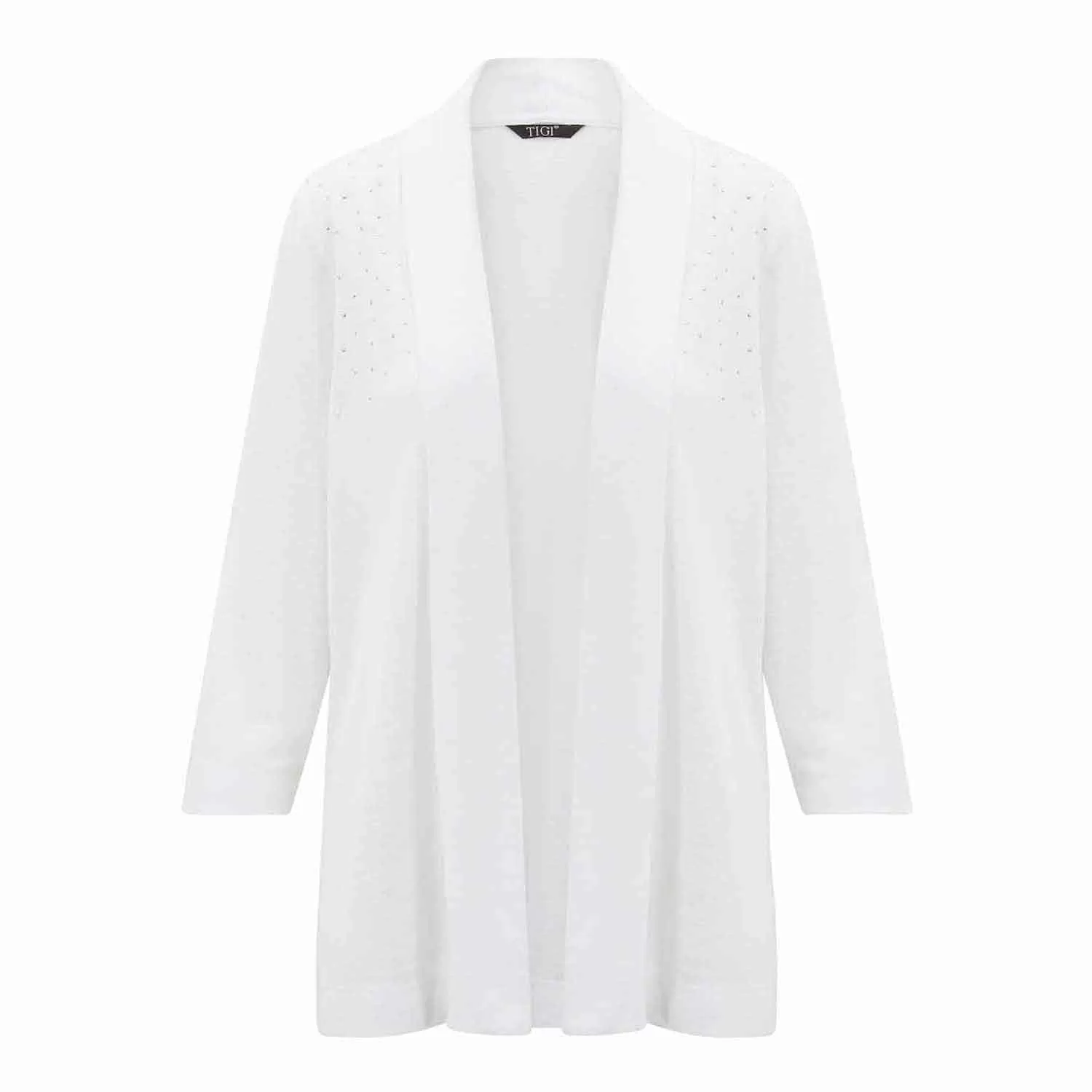 Diamante Cardigan - White