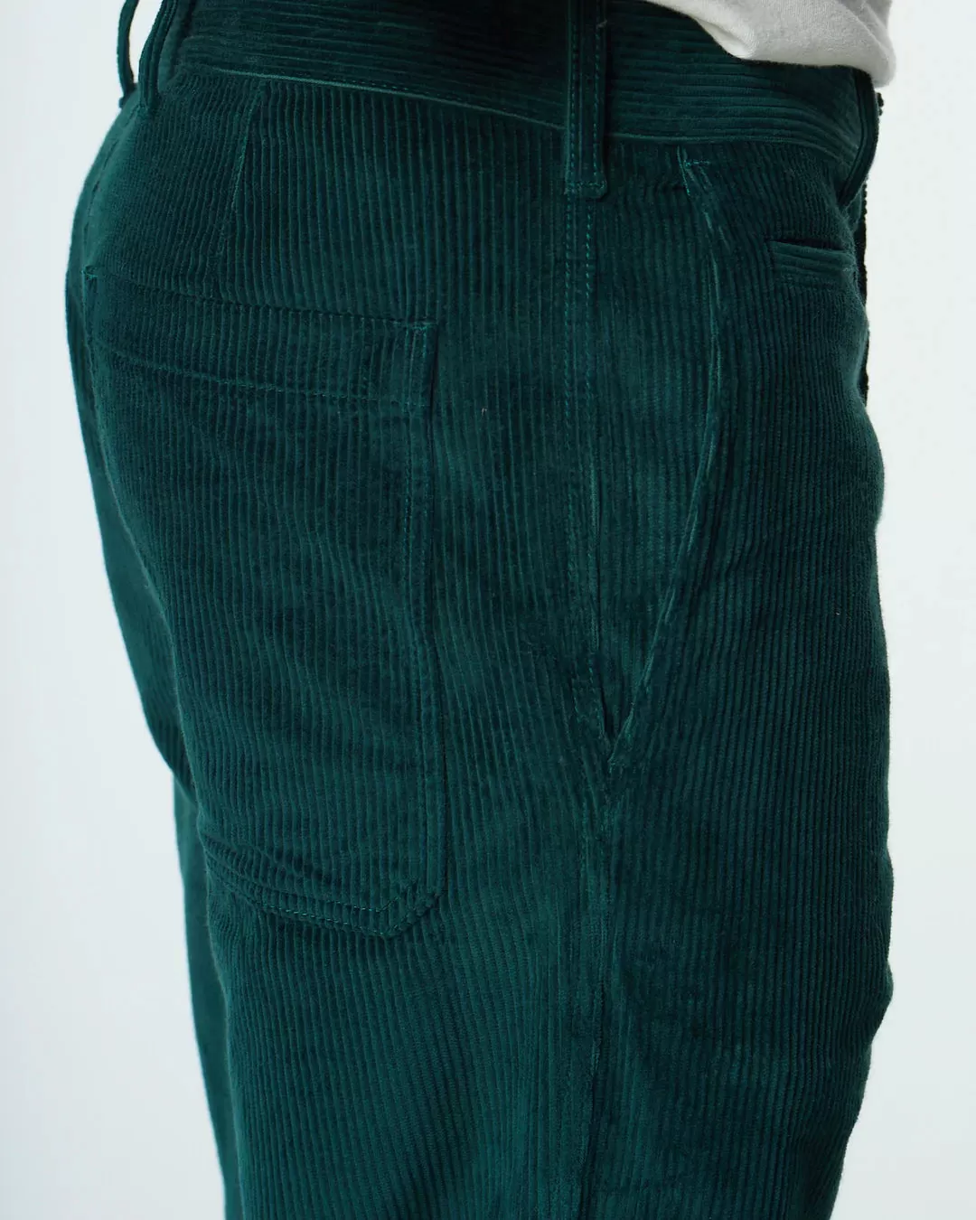 Eat Dust Service Chino 8W Bottle Green / Teal Trousers