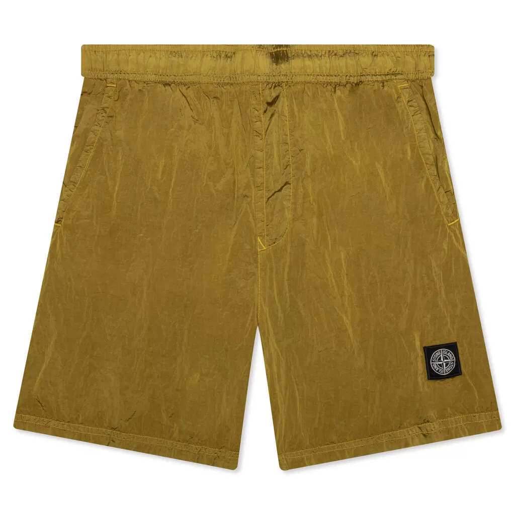 Econyl Regenerated Nylon Swim Trunks - Yellow