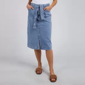 Emily Denim Skirt - Light Blue Wash