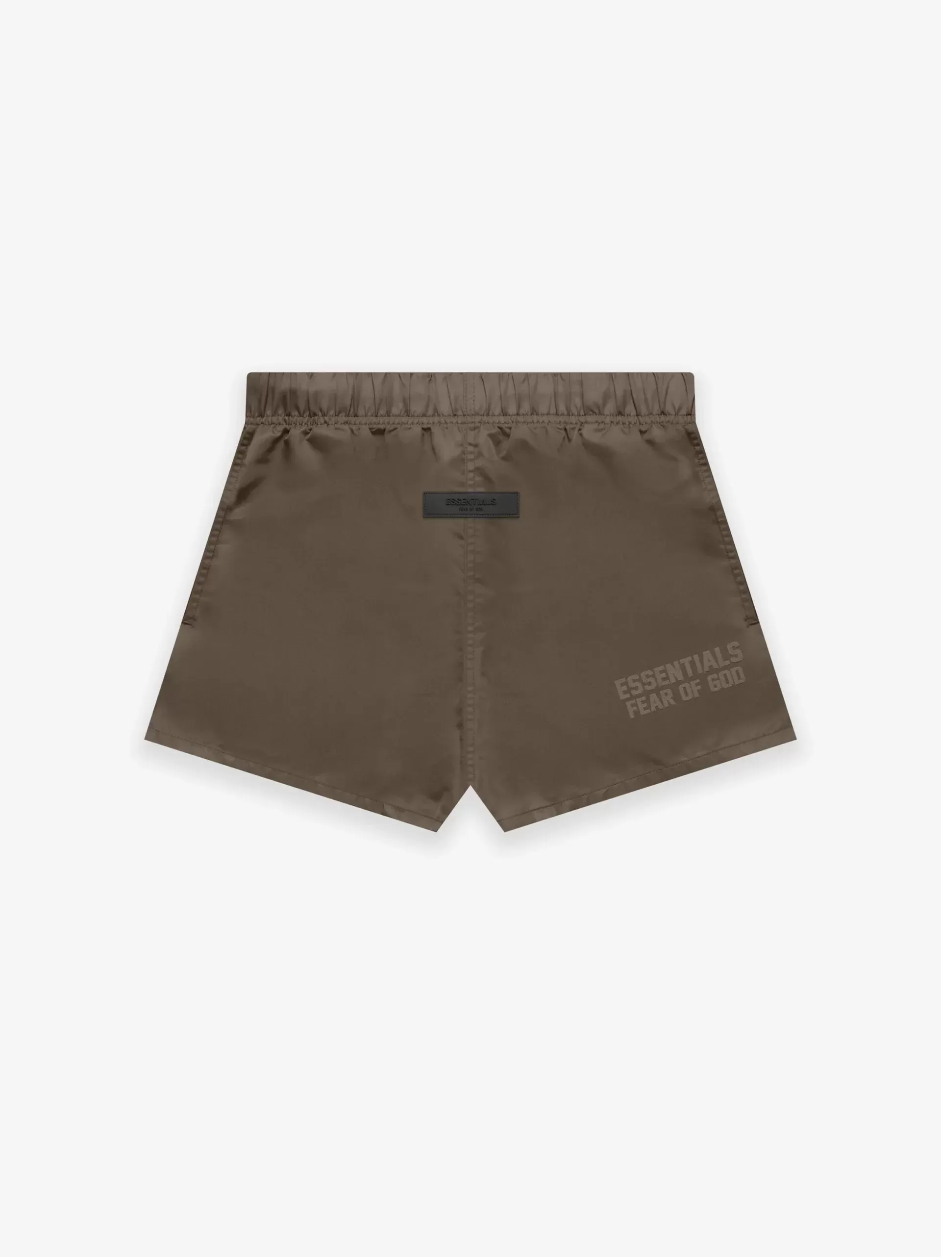 ESSENTIALS WOOD NYLON RUNNING SHORTS