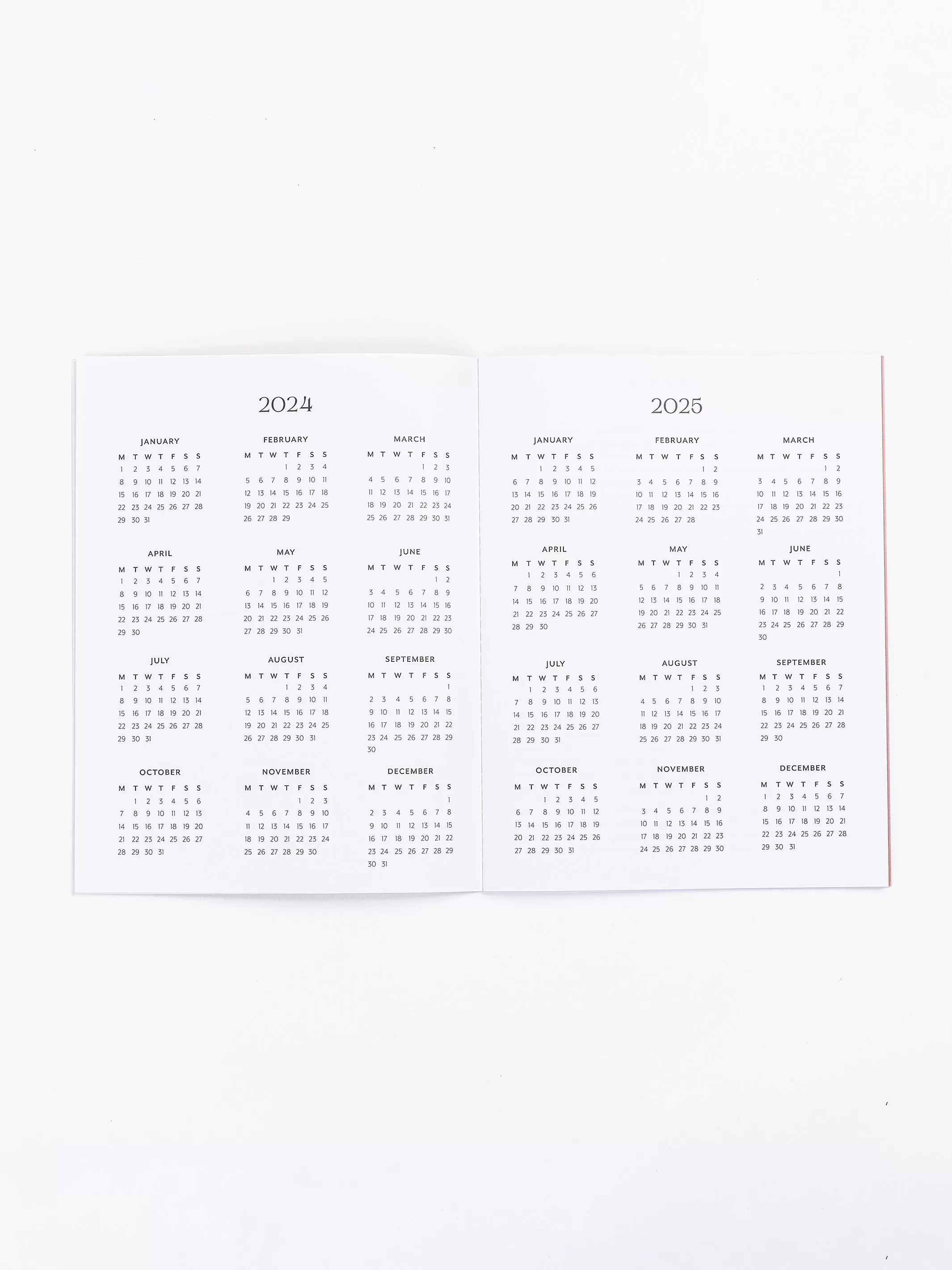 FINAL SALE - 2024 Large Monthly Planner | Square Dance Pink & Green