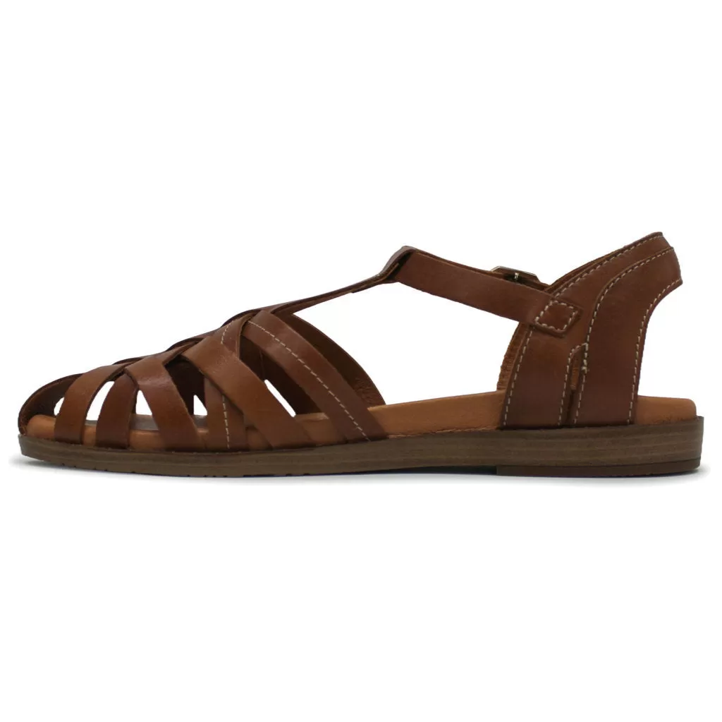 Formentera Leather Women's Flats Sandals