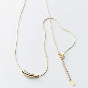 Fresh Accessories - Bar Gold Necklace