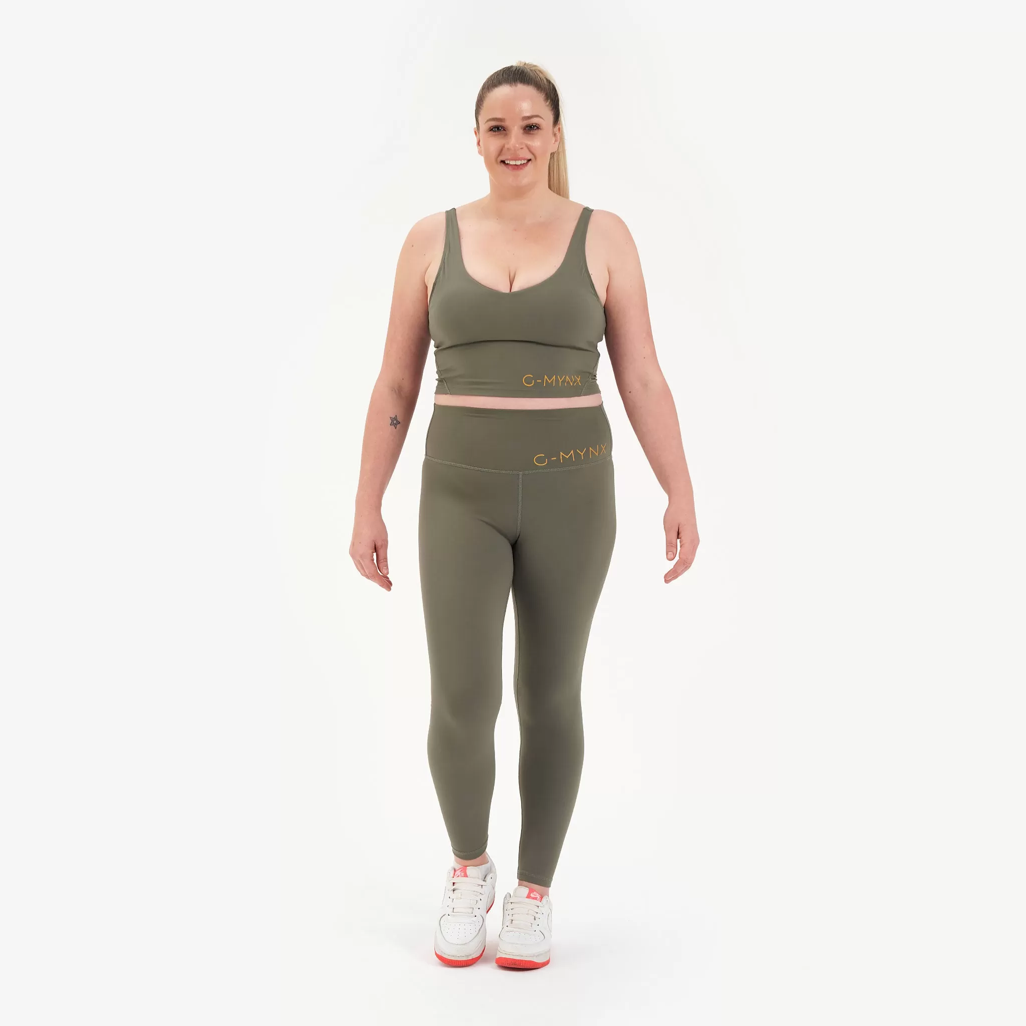 G-Mynx Signature Leggings (Kalm Khaki)