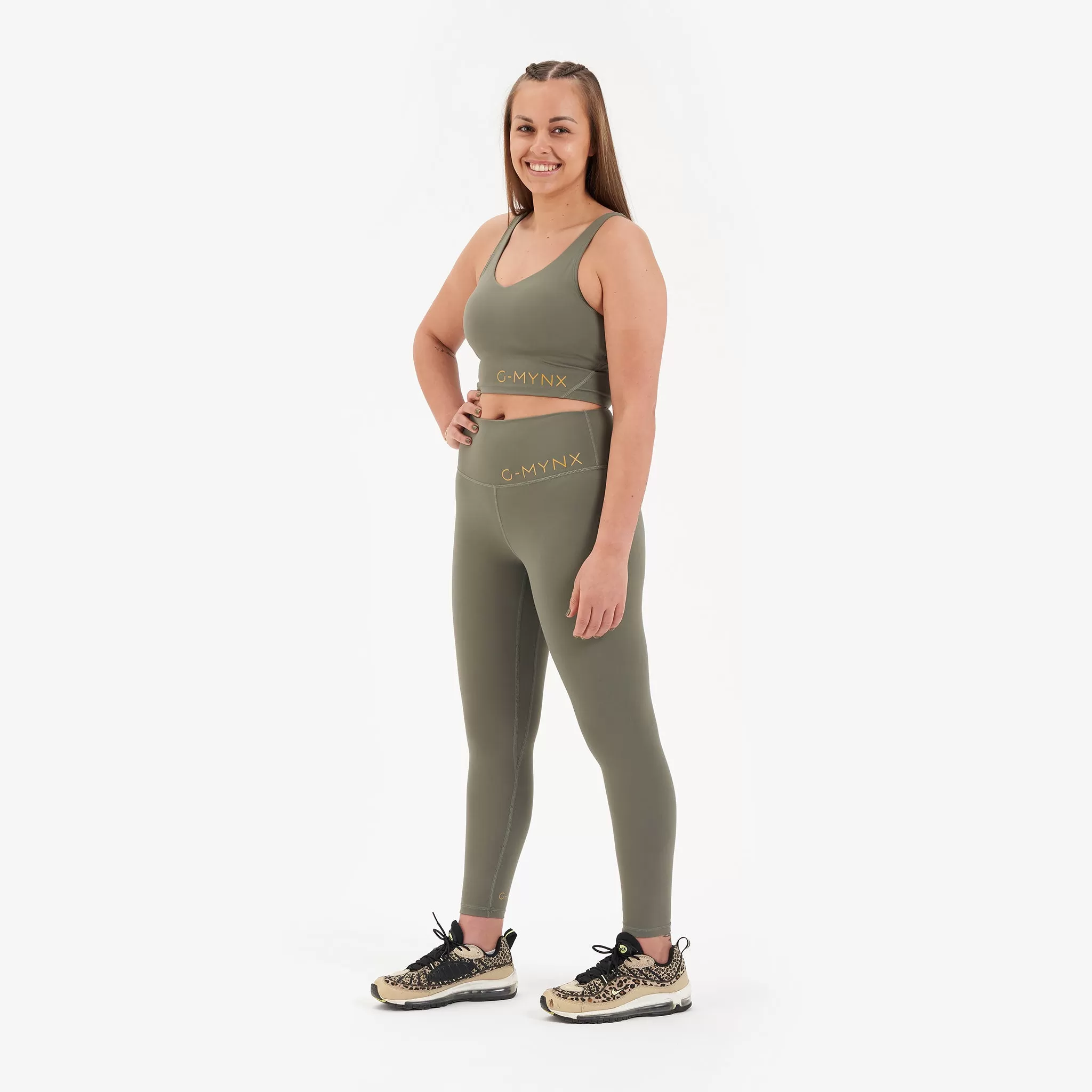 G-Mynx Signature Leggings (Kalm Khaki)