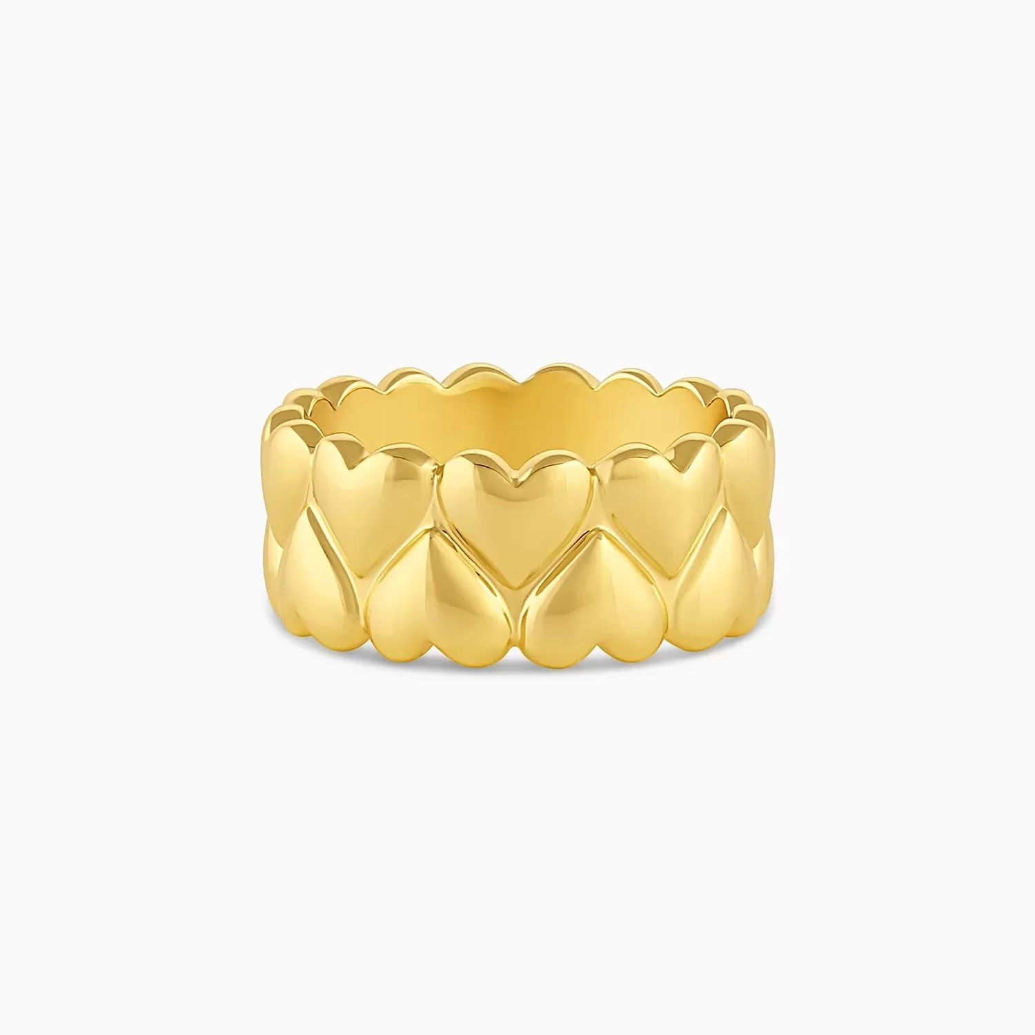 Gorjana 'Lou Heart Statement Ring'