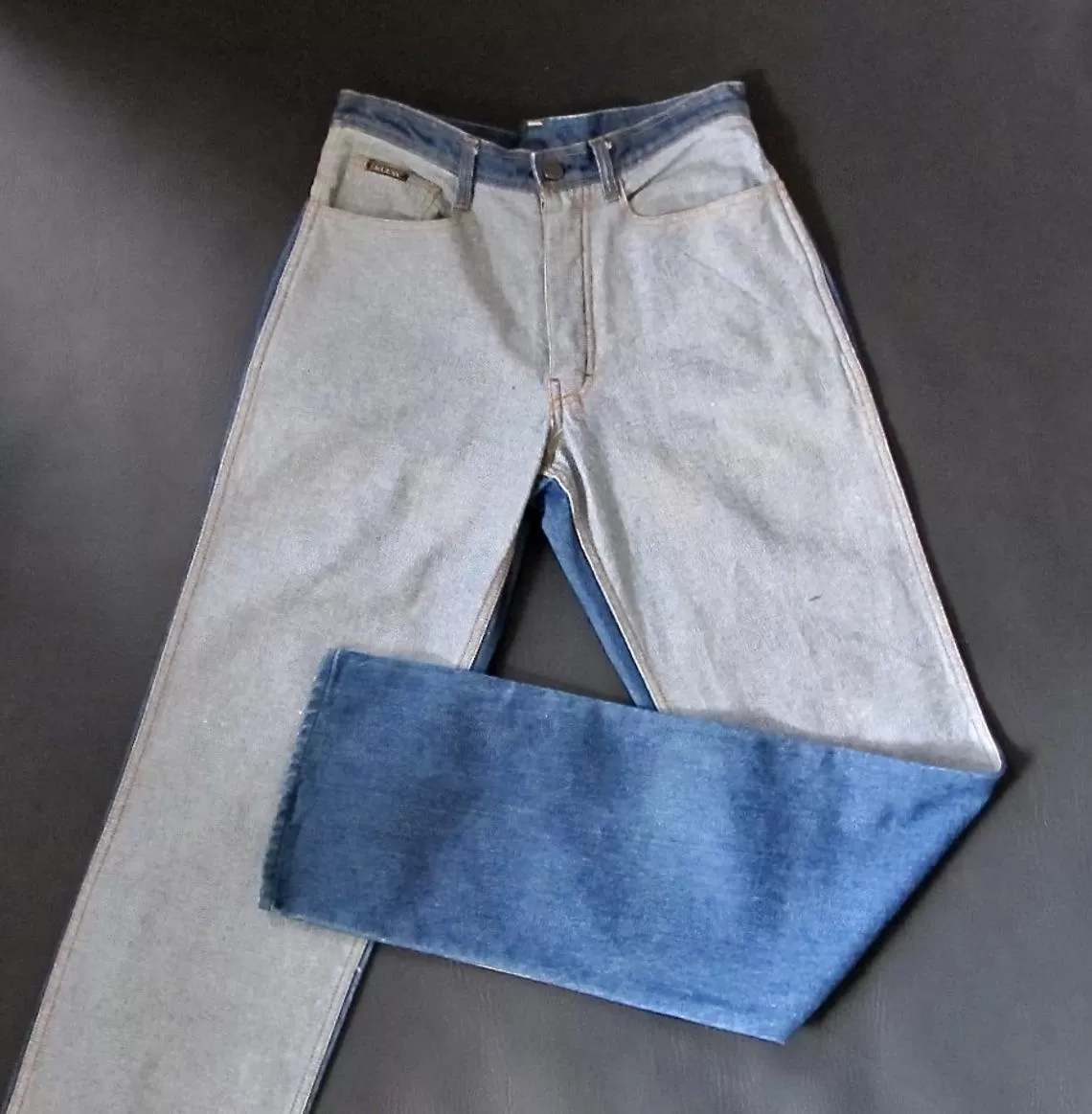 GUESS Georges Marciano Paris 80s Two Tone Stone Wash Jeans, Size Medium