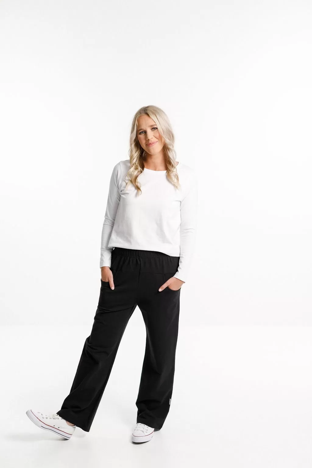 Home-lee Avenue Pants - wide leg Black X