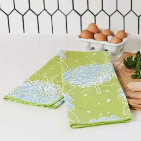 Hydrangea Blu Kitchen Tea Towel