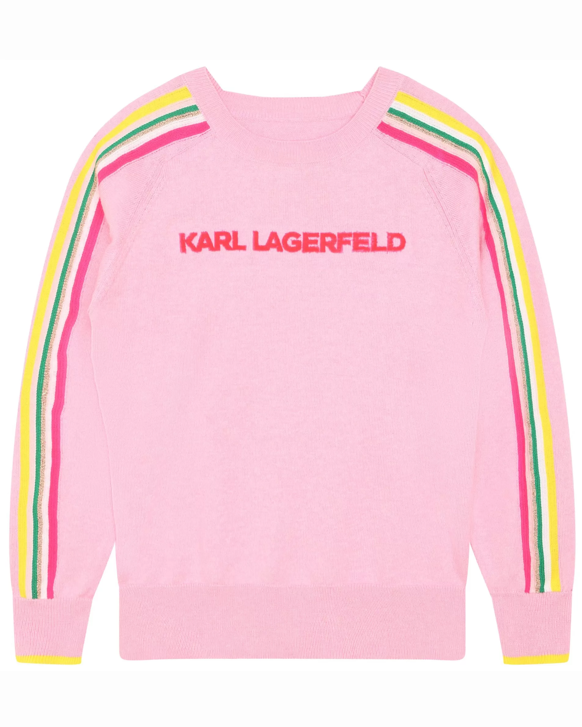 KARL LAGERFELD FW23 Cashmere Mix Pink Sweater