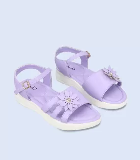 KG0101-LILAC-Girls Casual Sandal