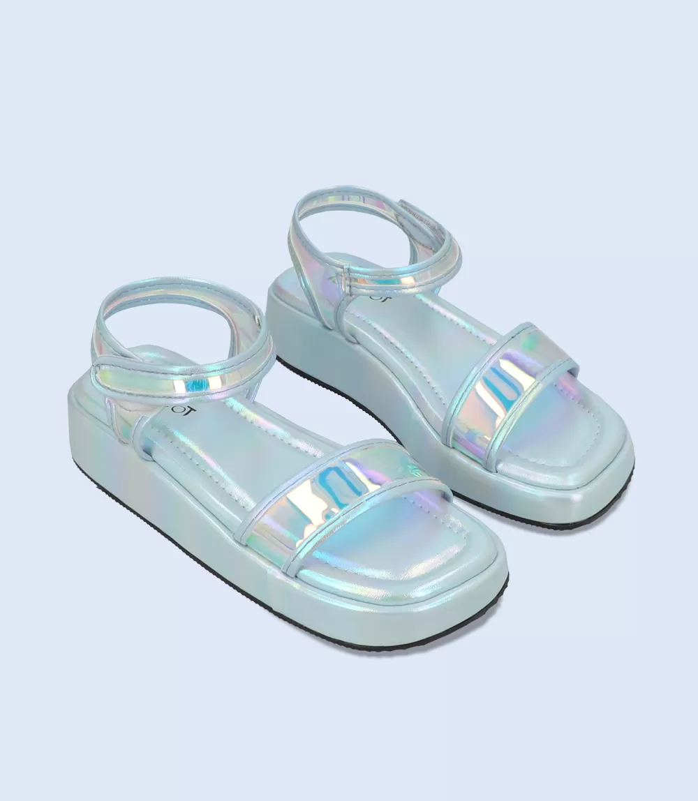 KG0111-SILVER-Girls Sandals