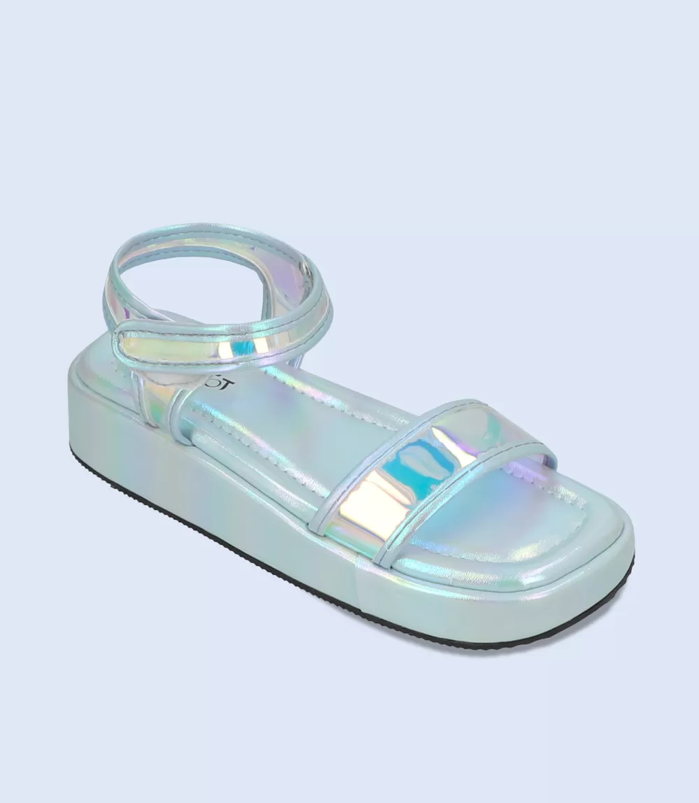 KG0111-SILVER-Girls Sandals