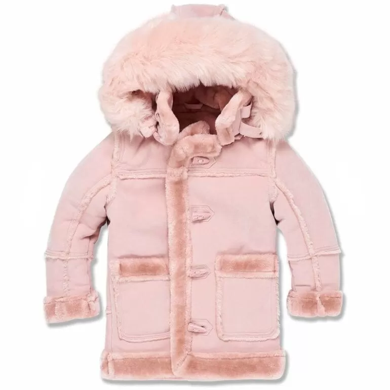 Kids Jordan Craig Denali Shearling Jacket (Pink) 91540K