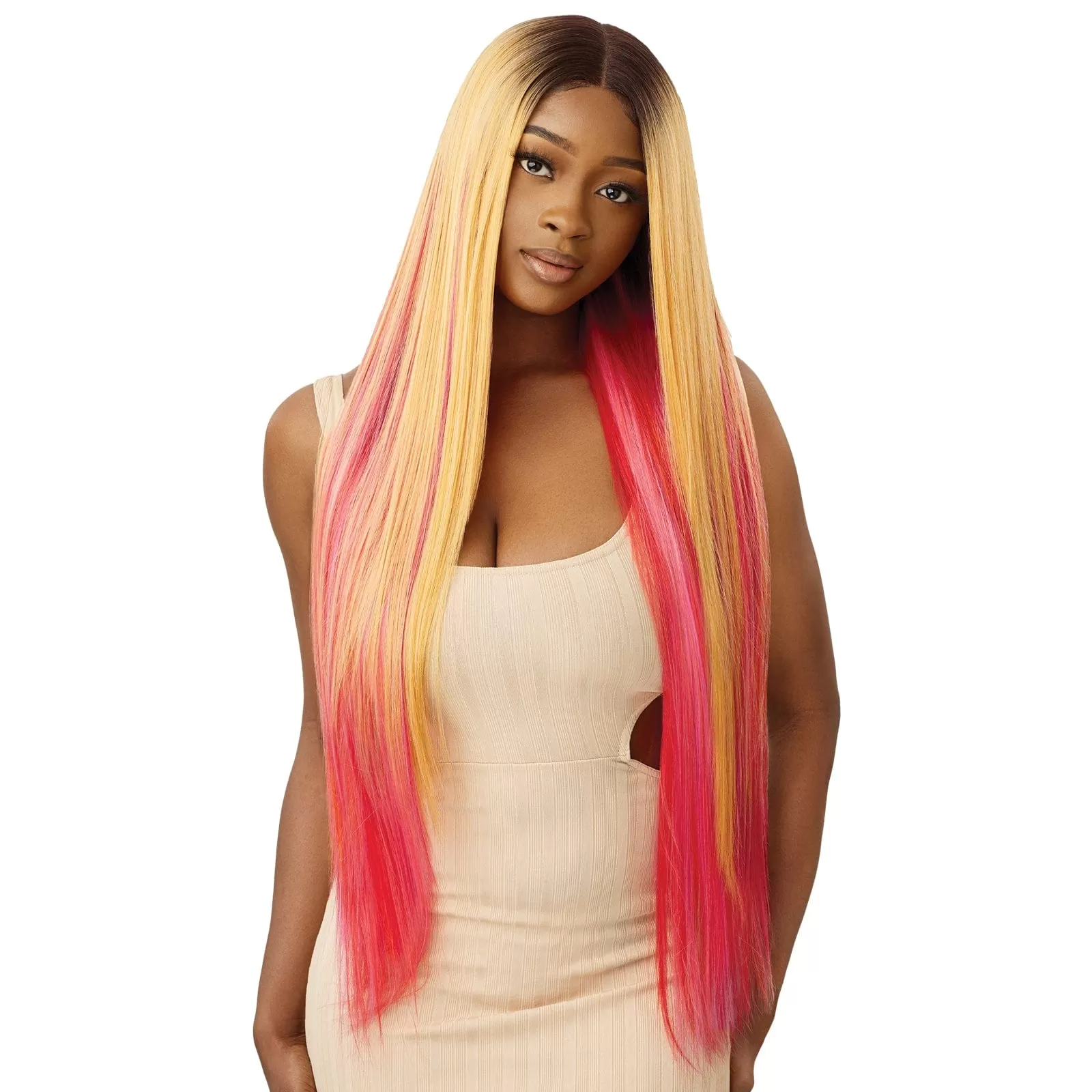 KIMISHA | Outre Color Bomb Synthetic HD Lace Front Wig