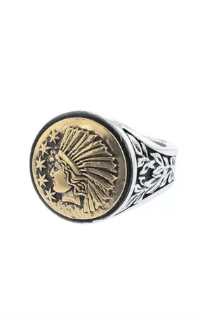 King Baby Liberty Headdress Signet Ring