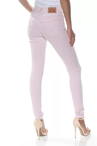 Levi's Women's 710 Super Skinny Jeans, Light Lilac Sateen