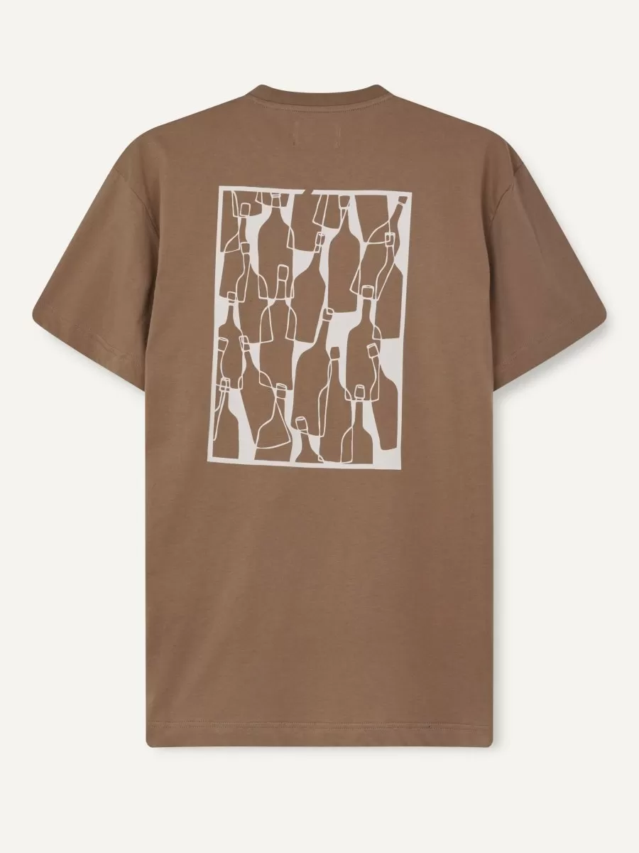 Libertine Beat Bottles 1868 T-shirts Taupe