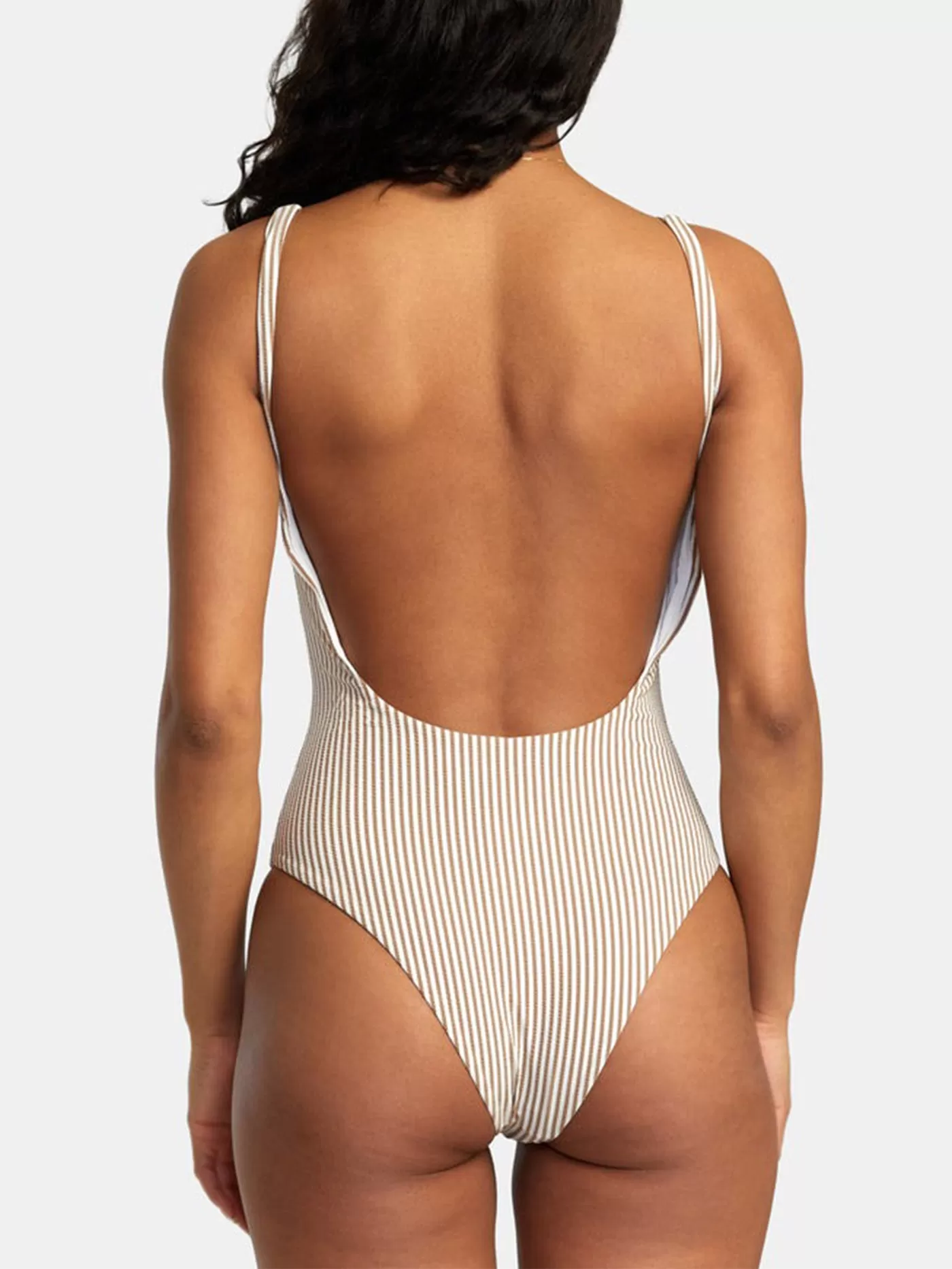 Linear Staple Med French One Piece Swimsuit