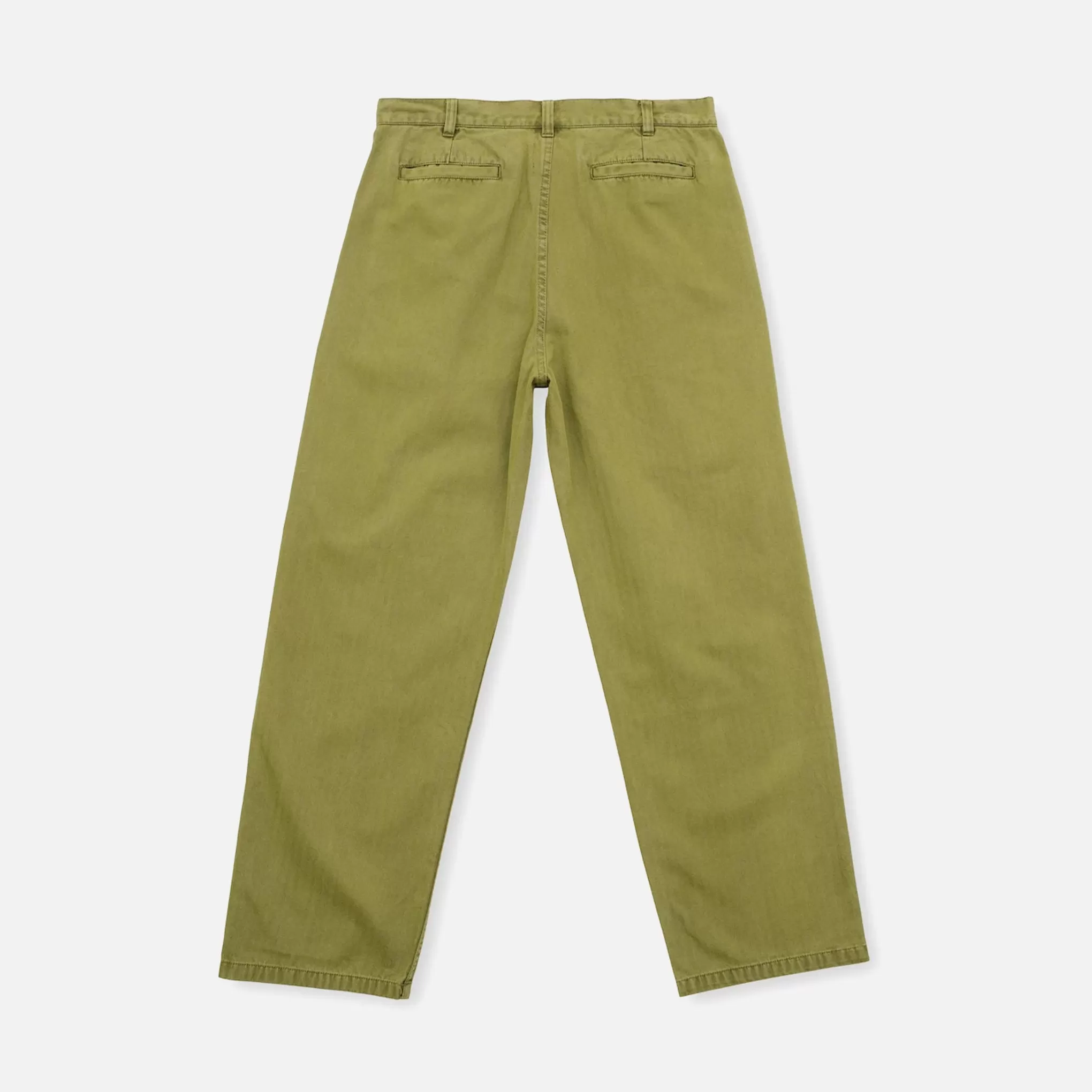 Livewire Pigment Dyed Herringbone Pant - Olive