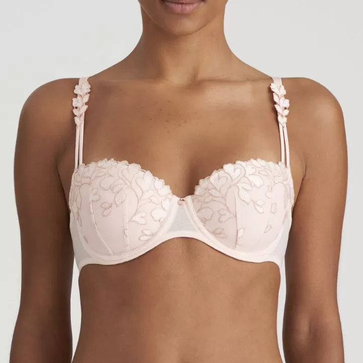 Marie Jo Leda Padded Balcony Bra in Glossy Pink 0102529GLP