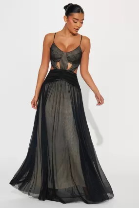 Maybe Next Time Maxi Dress - Black