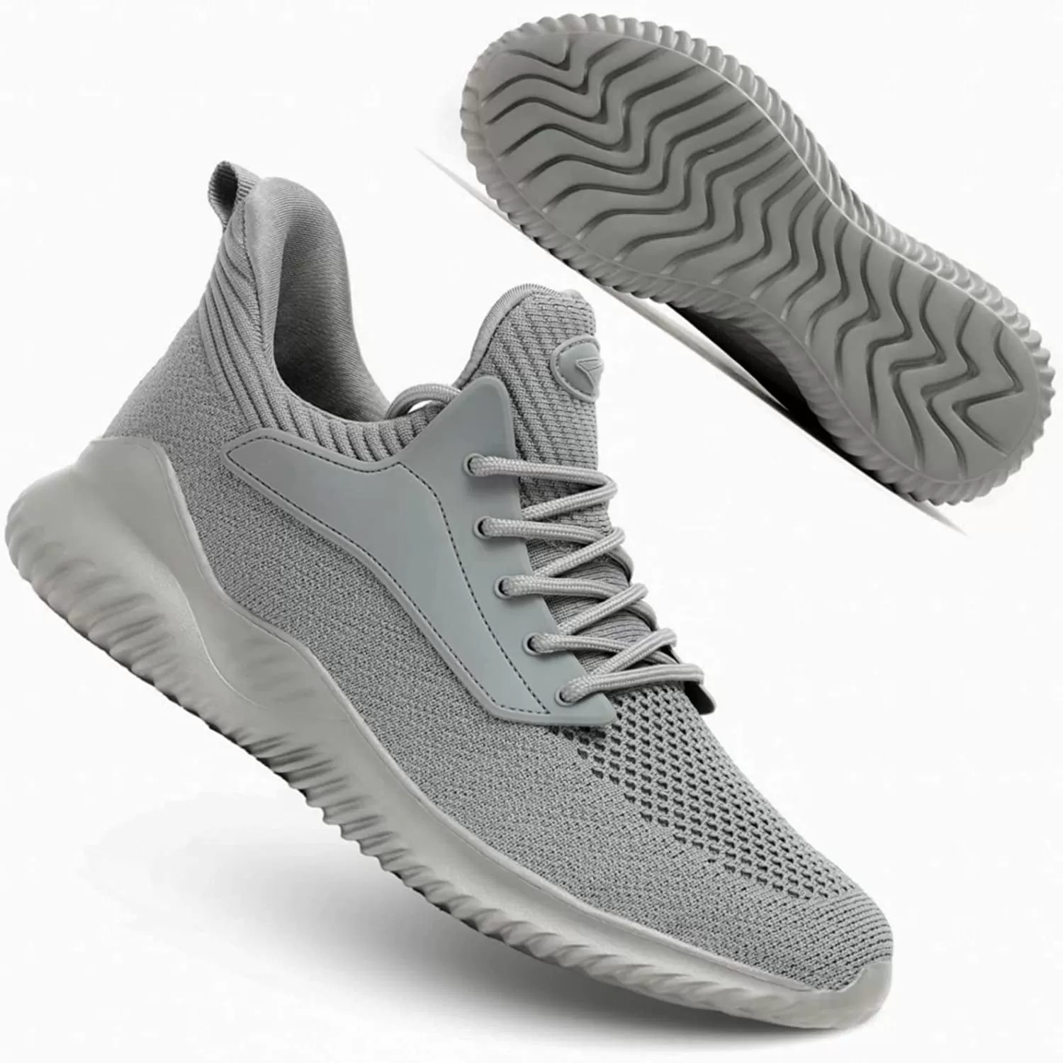 Mens Running Shoes Slip on Casual Athletic Sport Sneakers Tennis Walking Work Shoes Travel Indoor Outdoor Gym Trainers