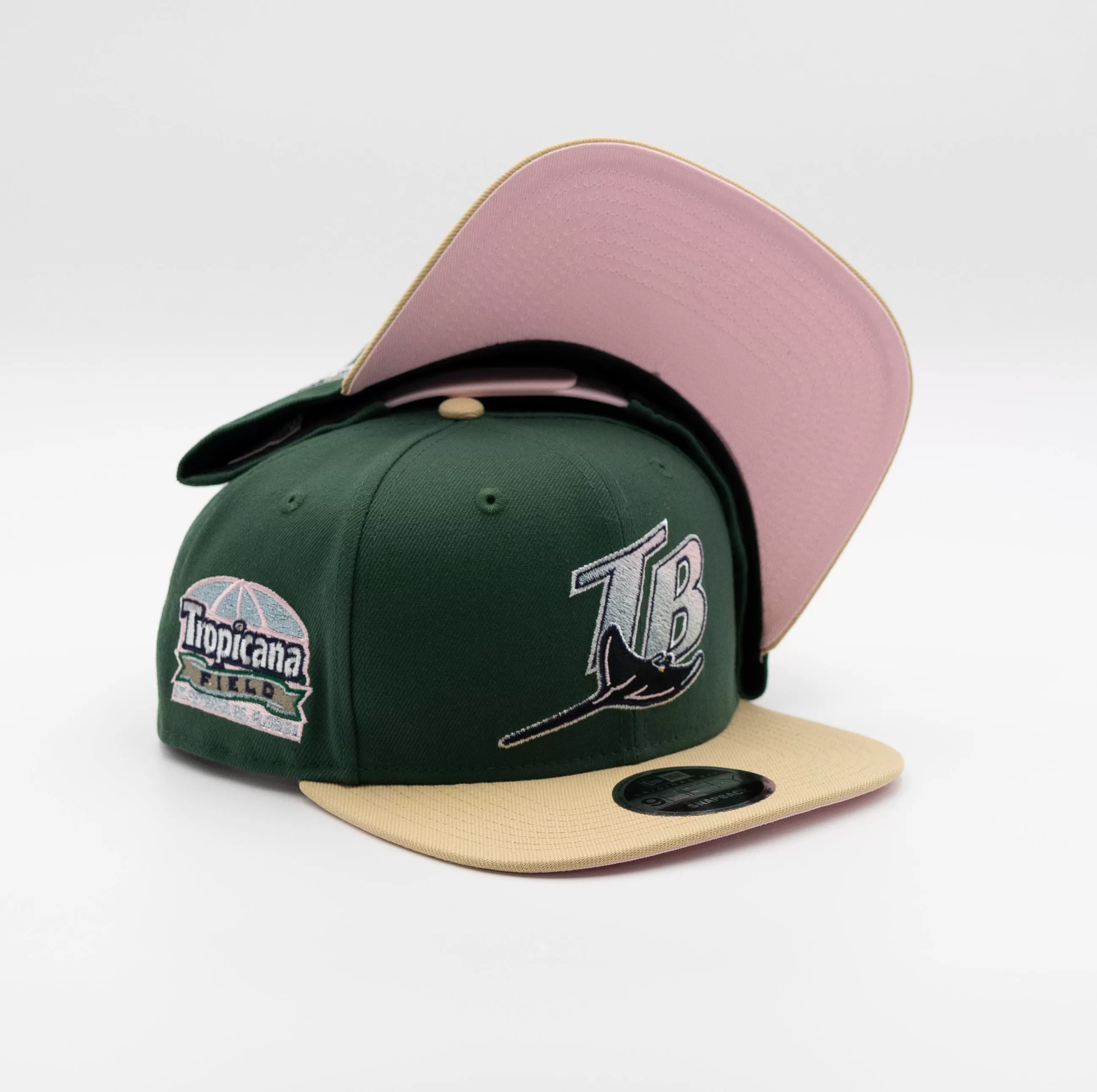 NEW ERA CAP 9FIFTY Tampa Bay Rays Tropicana SIDE PATCH Mothers Days PACK FRSH EXCLUSIVE