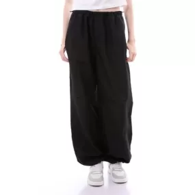 O168051 Trendy Loose Fit Parachute Pants With Elastic Waist & Hem