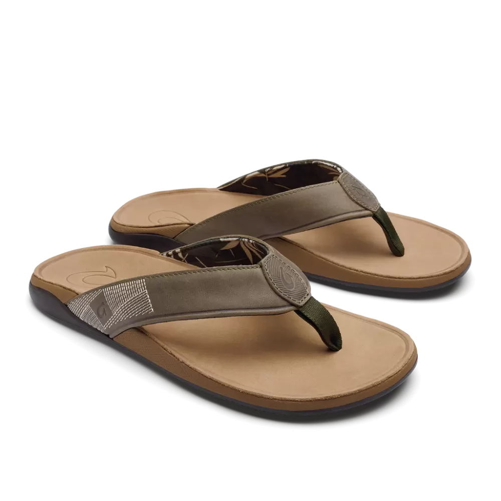 Olukai Men's Tuahine - Hunter/Golden Sand